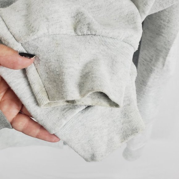 Fall Autumn Leaves Applique Full Zip Sweatshirt XL Handmade - Picture 5 of 6